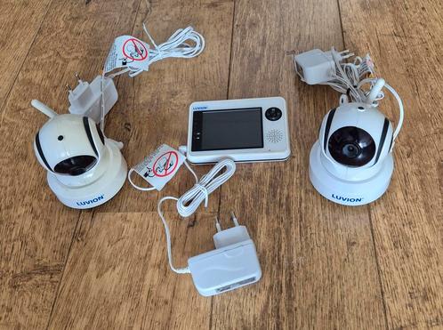 Luvion Babyfoon met 2 Camera's, Kinderen en Baby's, Babyfoons, Gebruikt, 250 meter of meer, Camera, Digitaal, Terugspreekfunctie