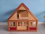 Houten Poppenhuis, groot en in prima conditie, Ophalen, Gebruikt, Poppenhuis
