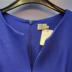 Diva Catwalk kobalt blauwe koker jurk met ribbels mt S 48466, Blauw, ., Ophalen of Verzenden, Knielengte