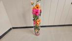 Hoge vaas met kunstbloemen, Ophalen of Verzenden, Zo goed als nieuw