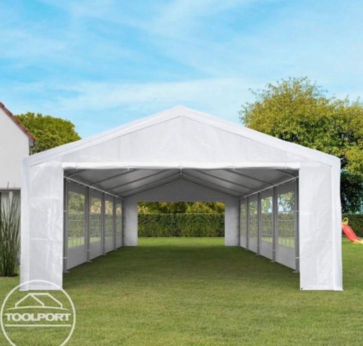 Te koop  partytent 5x8 m voor feestten, Tuin en Terras, Partytenten, Zo goed als nieuw, Minder dan 5 meter, Ophalen of Verzenden