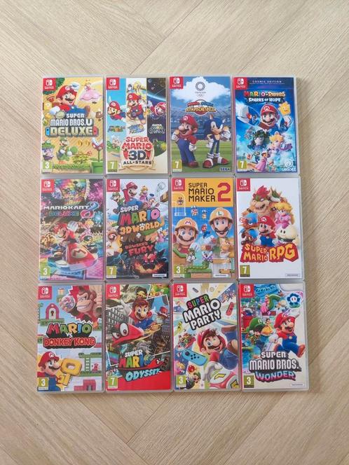 Mario spellen voor de Nintendo Switch!, Spelcomputers en Games, Games | Nintendo Switch, Zo goed als nieuw, Overige genres, 3 spelers of meer