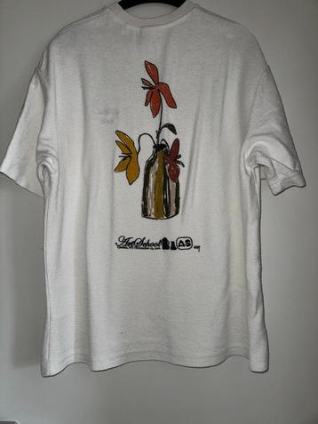 Bershka S shirt shirt wit witte dikke stof beschikbaar voor biedingen