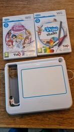 Nintendo Wii tekentablet + 2 games, Spelcomputers en Games, Games | Nintendo Wii, Puzzel en Educatief, Gebruikt, Ophalen of Verzenden