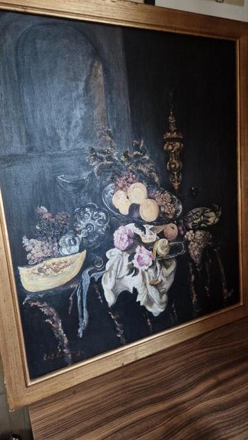 Olieverf Schilderij Stilleven met Fruit beschikbaar voor biedingen