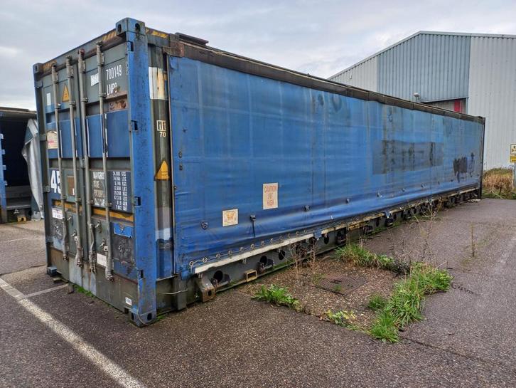 45ft Schuifzeil Container - Breed Model, Zakelijke goederen, Machines en Bouw | Keten en Containers, Ophalen of Verzenden