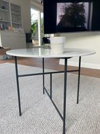 WOOOD marmer salontafel, Huis en Inrichting, Tafels | Salontafels, 50 tot 100 cm, Rond, Ophalen of Verzenden, Zo goed als nieuw