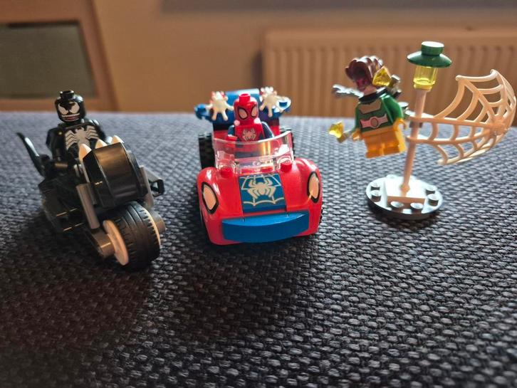 Lego Spider-Man auto, Doc Ock & Venom motor - Compleet!, Kinderen en Baby's, Speelgoed | Duplo en Lego, Zo goed als nieuw, Lego