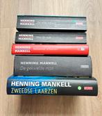 5 boeken van Henning Mankell, Gelezen, Nederland, Henning Mankell, Ophalen of Verzenden