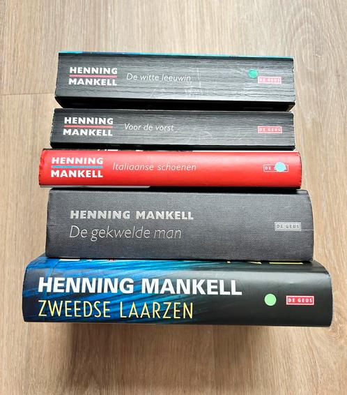5 boeken van Henning Mankell, Boeken, Literatuur, Gelezen, Nederland, Ophalen of Verzenden