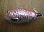 Mooie oude glazen kerstbal vis (aparte kleuren), Ophalen of Verzenden, Gebruikt