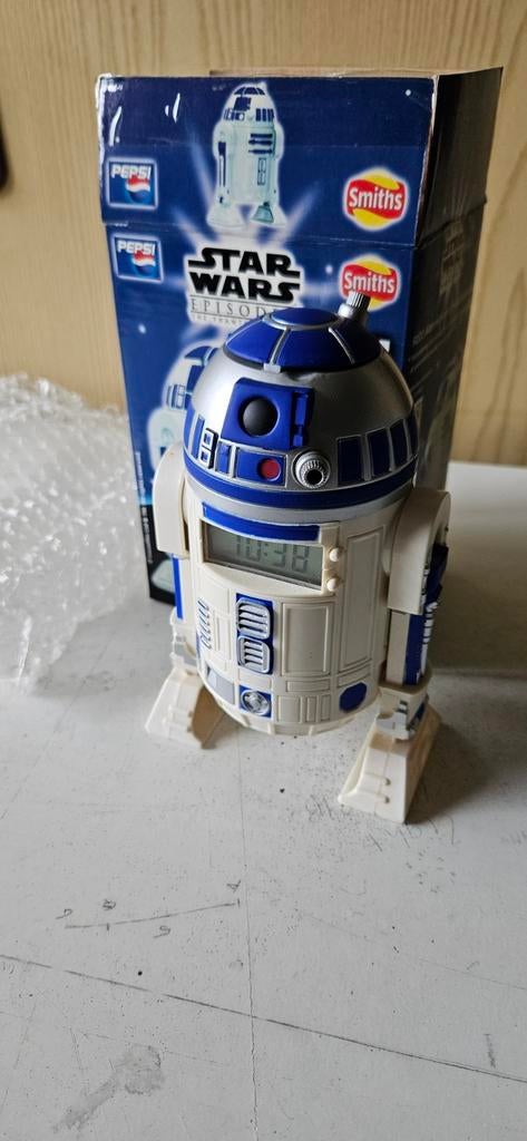 Star Wars R2-D2 Wekker - Pepsi Editie, Hobby en Vrije tijd, Modelbouw | Auto's en Voertuigen, Zo goed als nieuw, Overige typen