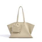 Lima Leren Draagtasje, Verzenden, Nieuw, Beige, Shopper