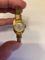 Vintage retro dameshorloge verguld, Antiek en Kunst, Verzenden