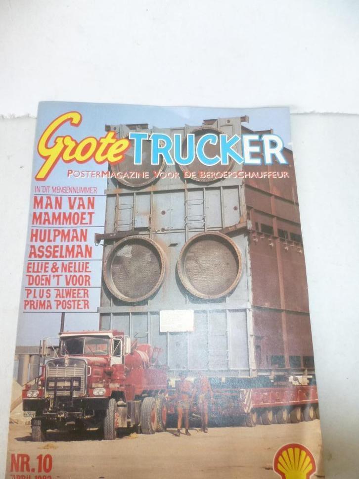 4x Postermagazine voor de beroeps chauffeur Grote Trucker, Verzamelen, Posters, Zo goed als nieuw, Overige onderwerpen, A1 t/m A3