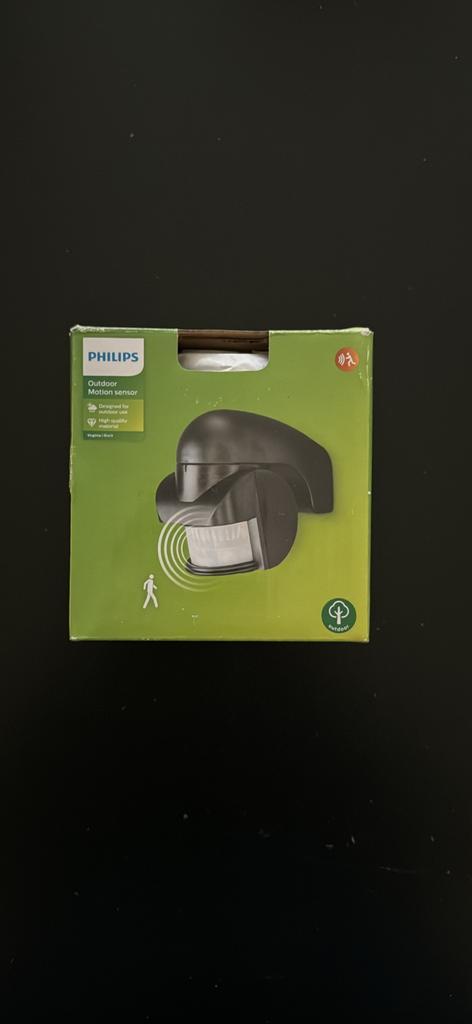 Nieuwe Philips motion sensor, Tuin en Terras, Buitenverlichting, Nieuw, Overige typen, Kunststof, Ophalen of Verzenden