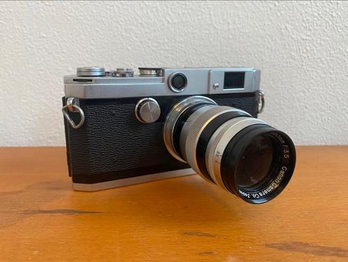 Canon L2 + Canon lens 100mm f3.5, Audio, Tv en Foto, Fotocamera's Analoog, Gebruikt, Spiegelreflex, Canon, Ophalen of Verzenden