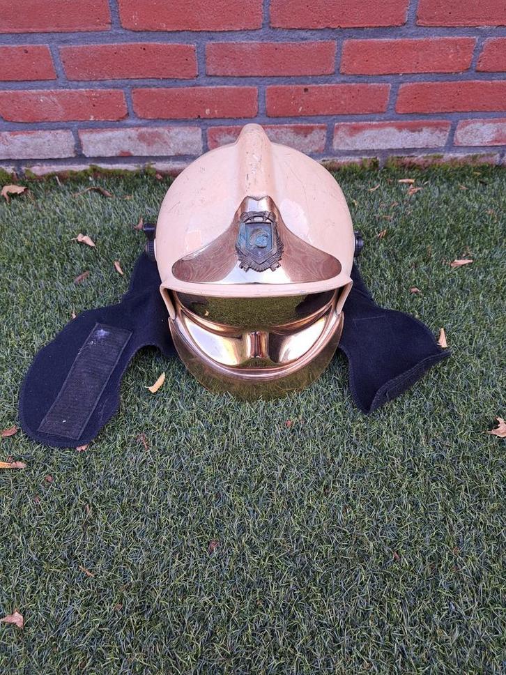 Brandweerhelm bevelvoerder, Verzamelen, Overige Verzamelen, Gebruikt, Ophalen of Verzenden