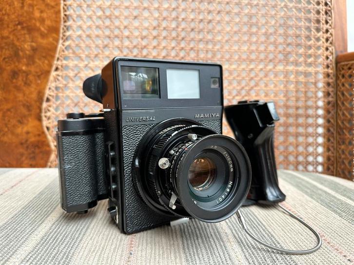 Mamiya Press Universal Analoog 6x9 120 220 Film Camera 6 x 9, Audio, Tv en Foto, Fotocamera's Analoog, Zo goed als nieuw, Ophalen of Verzenden