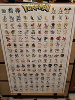 Pokemon poster, Verzamelen, Ophalen of Verzenden, A1 t/m A3, Zo goed als nieuw, Rechthoekig Staand