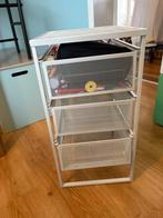 Metalen Opbergkast met Lades, Ophalen, Minder dan 50 cm, Gebruikt, 3 of 4 laden