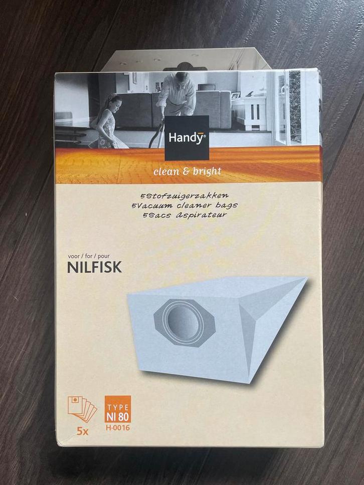 NILFISK NI 80 Stofzuigerzakken, Witgoed en Apparatuur, Overige Witgoed en Apparatuur, Nieuw, Ophalen