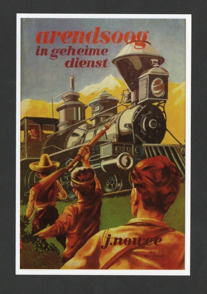 Arendsoog In Geheime Dienst Nowee door Jan Huizinga., Verzamelen, Ansichtkaarten | Themakaarten, Ongelopen, 1980 tot heden, Cultuur en Media