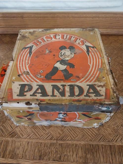 panda: Maarten toonder koekendoos/blikken doos, Verzamelen, Blikken, Zo goed als nieuw, Overige, Overige merken, Ophalen