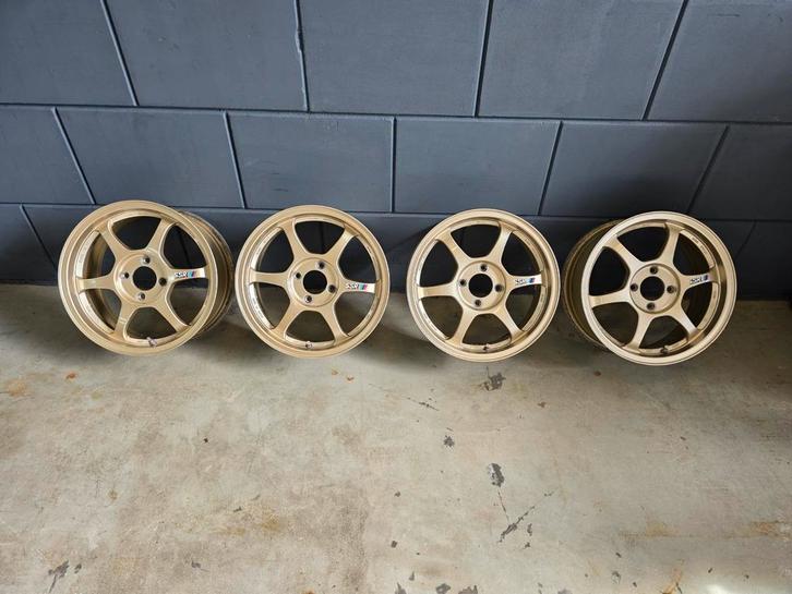 SSR Type-C – 15x6.5J ET42 – 4x100 – Bronze, Auto diversen, Tuning en Styling, Ophalen of Verzenden