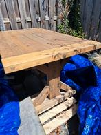 Robuuste houten tafel eettafel hout, 50 tot 100 cm, 150 tot 200 cm, Gebruikt, Rechthoekig