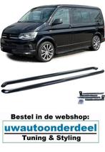 Sidebars RVS glans Zwart V 2 Geschikt Voor VW Transporter T5