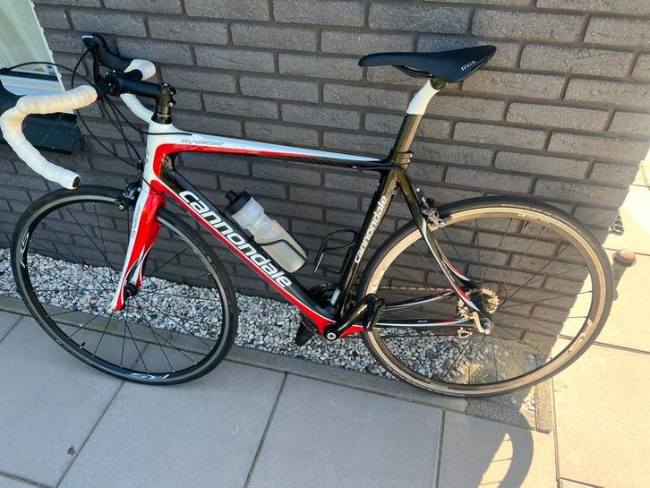 Cannondale racefiets, Fietsen en Brommers, Fietsen | Racefietsen, Gebruikt, Overige merken, 10 tot 15 versnellingen, Carbon, 53 tot 57 cm