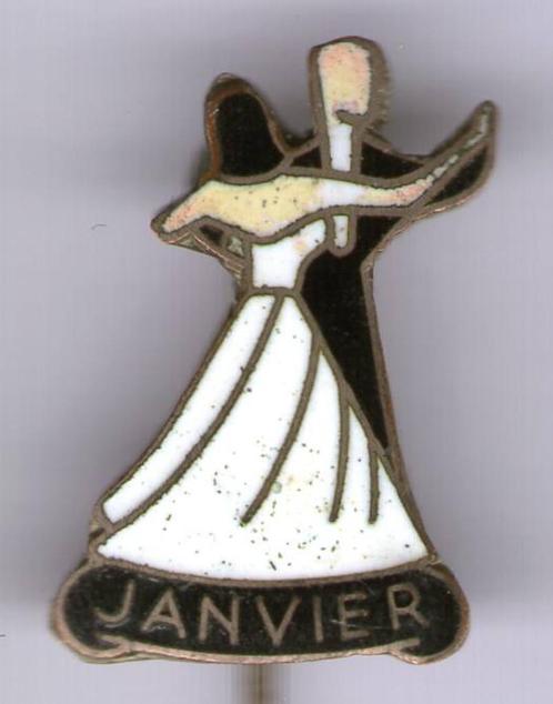 Janvier B. op Zoom email op zilverkl dans speldje ( X_103 ), Verzamelen, Speldjes, Pins en Buttons, Zo goed als nieuw, Speldje of Pin