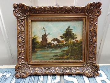 Klassiek portret landschap schilderij beschikbaar voor biedingen
