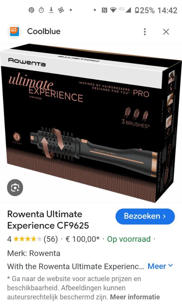 Roterende fohnborstel, Witgoed en Apparatuur, Persoonlijke-verzorgingsapparatuur, Zo goed als nieuw, Haarverzorging, Ophalen of Verzenden