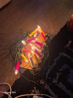 Vintage Kerstlichtjes/kaarslichtjes Set, Gebruikt, Vintage, Ophalen of Verzenden, Minder dan 100 cm