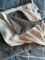 Unique Living Plaid - Zwart/Grijs & Teddy 150x180, Ophalen of Verzenden, Gebruikt