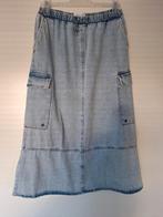 Sisters Point  cargo spijkerrok met zakken maat S, Blauw, Ophalen of Verzenden, Onder de knie, Zo goed als nieuw
