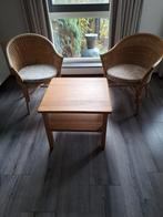 Complete inboedel: Stoeltjes, tafeltje, kasten, Riet of Rotan, Twee, Overige kleuren, Ophalen of Verzenden