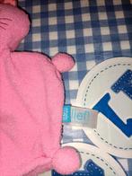 Lief! Roze konijn Knuffeldoekje, Ophalen of Verzenden, Zo goed als nieuw, Konijn