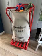 Oude PTT postzak vervoersmiddel, Ophalen
