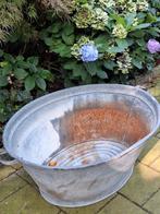 Grote zinken wasteil, Ophalen, Gebruikt, Minder dan 60 cm, Rond