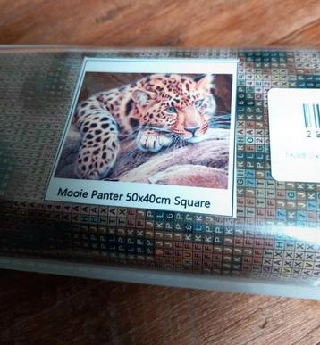 Diamond Painting Panter/Tijger 50x40cm Nieuw beschikbaar voor biedingen