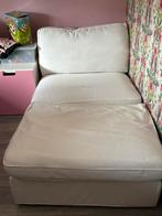 Ikea kvik  lounge stoel met hocker gratis af te halen, Huis en Inrichting, Stoelen, Ophalen, Gebruikt, Wit, Lounge
