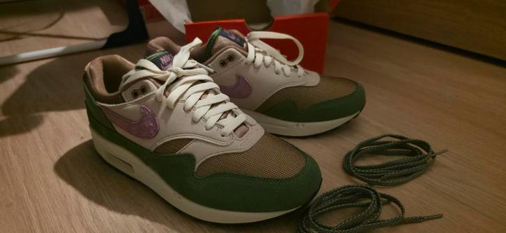 Nike Air Max 1 Treeline - Maat 42 / US 8.5, Kleding | Heren, Schoenen, Nieuw, Sneakers of Gympen, Overige kleuren, Ophalen of Verzenden