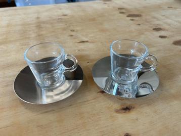 Nespresso kop en schotel, 2 stuks beschikbaar voor biedingen