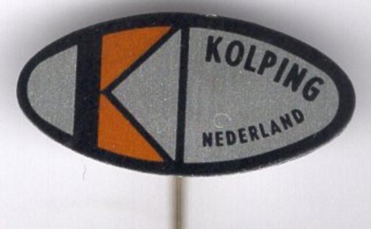 Kolping Nederland blik verenigingen speldje ( Z_234 ), Verzamelen, Speldjes, Pins en Buttons, Zo goed als nieuw, Speldje of Pin