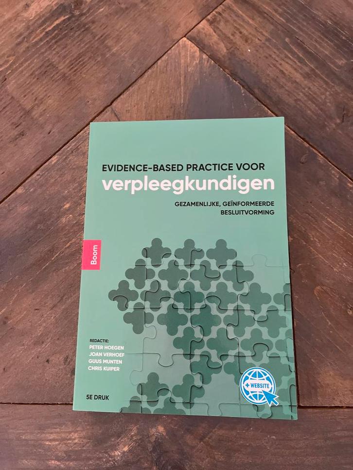 Evidence-Based Practice Verpleegkundigen - 5e druk, Boeken, Studieboeken en Cursussen, Nieuw, HBO, Gamma, Ophalen of Verzenden