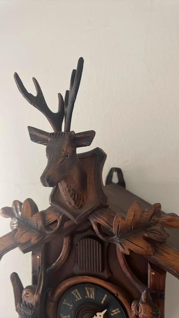 Antieke Koekoeksklok, Zwarte Woud, ca. 1910-1920, Antiek en Kunst, Antiek | Klokken, Ophalen of Verzenden