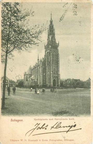 (304-243-043) Schagen Marktplaats met Hervormde Kerk beschikbaar voor biedingen